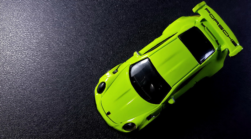 Illustration for article titled A green Porsche
